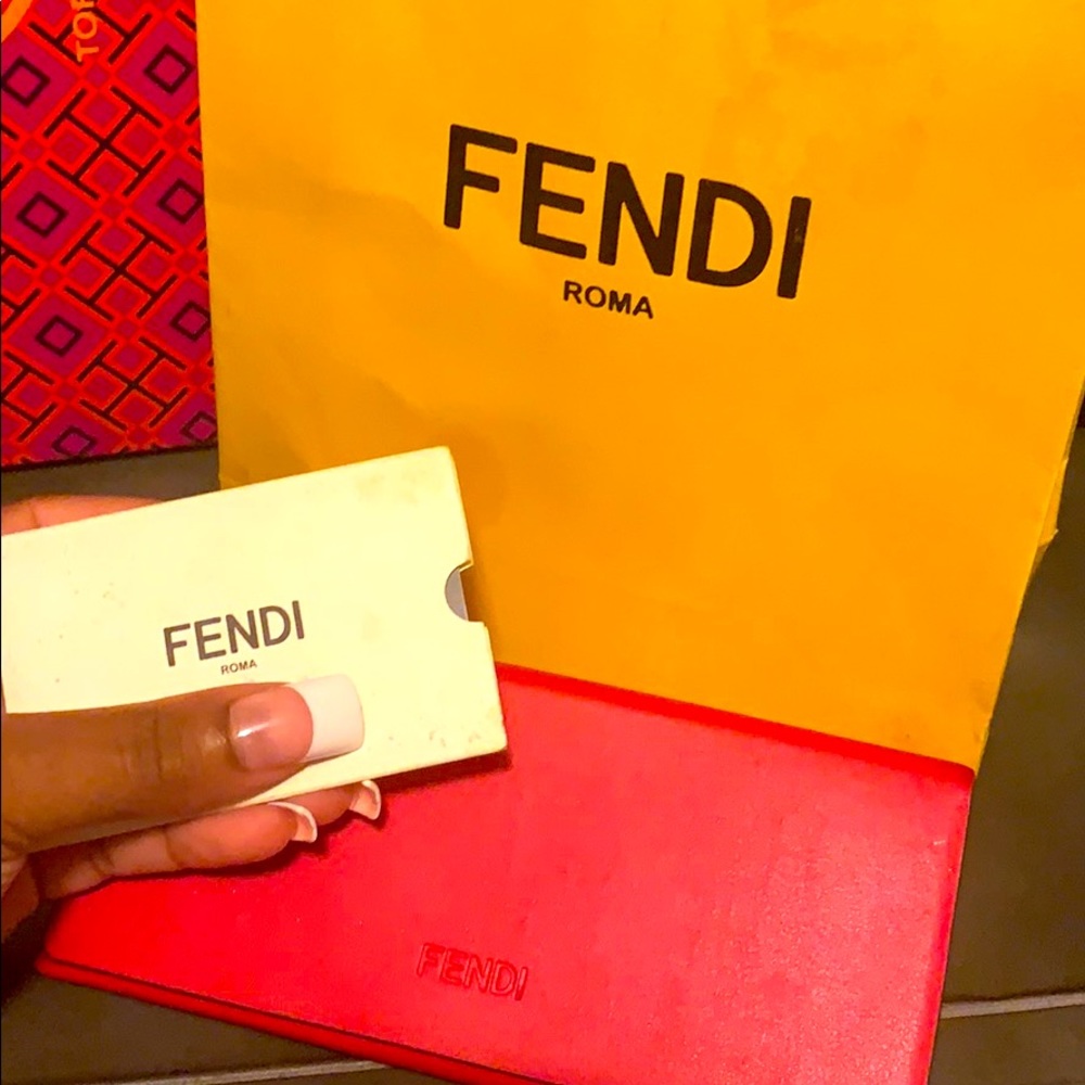 Authentic fendi glasses case/wallet